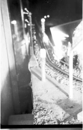 Modellbahn-Anlage von Botho Walldorf, daran gebaut 1956 - 1962, 1964 an Nachbarn verkauft für 600 DM