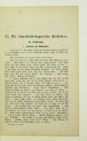VI[II]. Die schwäbisch-bayerische Hochebene