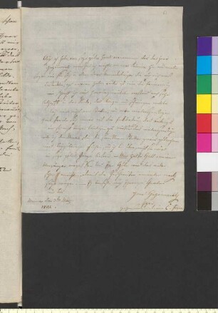 Brief von Jagemann (Heygendorf), Henriette Karoline Friederike an Goethe, Johann Wolfgang von