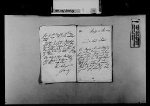 Schreiben von August Nicolai, Karlsruhe, an August Lamey: Reaktion auf eine Absage Lameys.