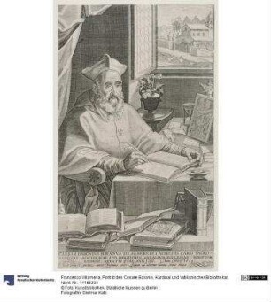 Porträt des Cesare Baronio, Kardinal und Vatikanischer Bibliothekar