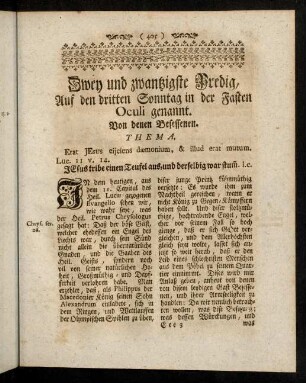 405-419, Zwey und zwantzigste Predig.