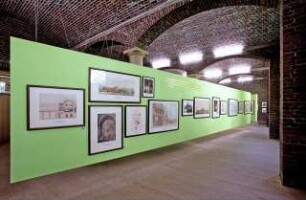 Ausstellung »Architekturbilder. 125 Jahre Architekturmuseum der Technischen Universität Berlin«. 2.7.-15.10.2011, Musterraum der Bauakademie, Berlin: Ausstellungsfoto