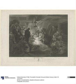 The death of Horatio Viscount & Baron Nelson