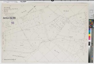 Dülmen, Stadt und Kspl., Haus Dülmen (Dülmen), Umlegung Dülmen, Reinkarte Dülmen Stadt Flur 19