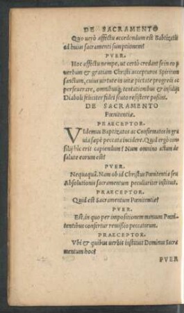 De Sacramento Poenitentiae.
