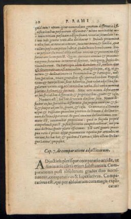 Cap. 7, de comparatione adiectivorum.