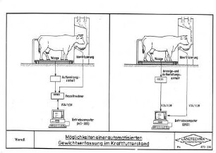 Möglichkeiten einer automatisierten Gewichtserfassung im Kraftfutterstand