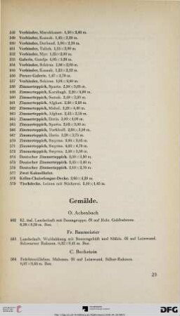 Gemälde (Nr. 582-720)