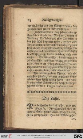 Die Lüste