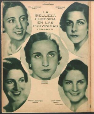 La belleza femenina en las provincias [Fotografías] : Cordobesas