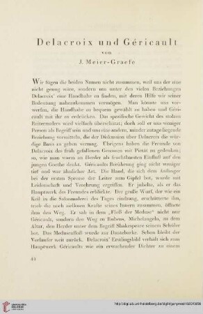 2: Delacroix und Géricault