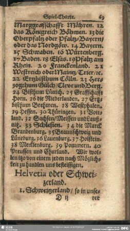Helvetia oder Schweitzerland