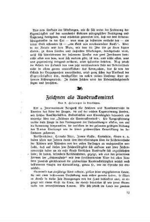 Zeichnen als Ausdrucksmittel