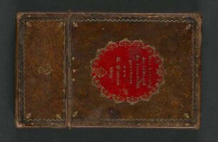 UB Gießen, Hs NF 665 - Stammbuch-Kassette des Gießener Jura-Studenten Georg Ludwig Friedrich Winheim. - UB Gießen, Hs NF 665