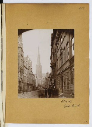 Lübeck: Ansicht (aus: Skizzen- und Fotoalbum 28)