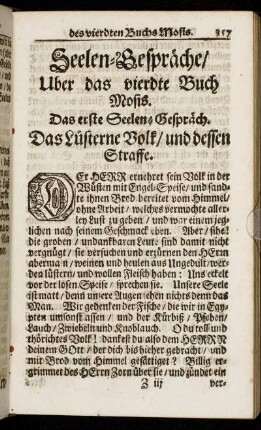 Uber das vierdte Buch Mosis.