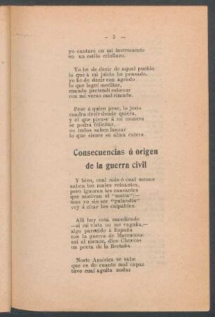 Consecuencias ú origen de la guerra civil