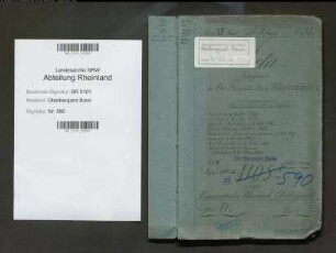 Klostermann, Rudolf 17.11.1828 - 10.03.1886; Geheimer Bergrat und Justitiar des Märkischen Bergamts zu Bochum; Prüfungs- u. Personalakten Band 4