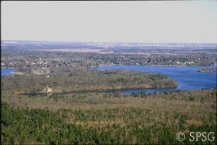 Berlin, Schäferberg, Blick auf die Umgebung.