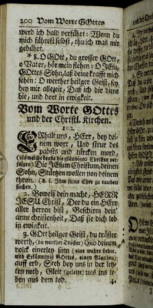 Vom Worte Gottes und der Christl. Kirchen