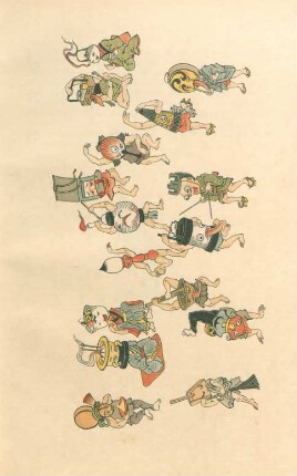 Nächtliches Fest des Hausgerätes