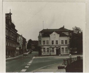 Blick auf die Richthofenstraße vom Lemgoer Tor. Detmold. Richthofenstraße