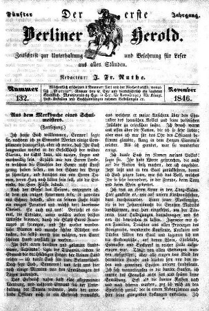 Nummer 132, November 1846