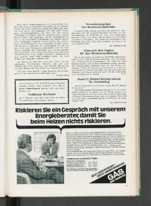 Altmetall und Papier für das Rentnerwohnheim