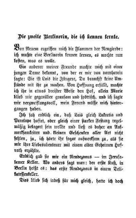 Die zweite Berlinerin, die ich kennen lernte