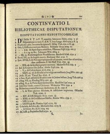 Disputationes Exegetico Biblicae.
