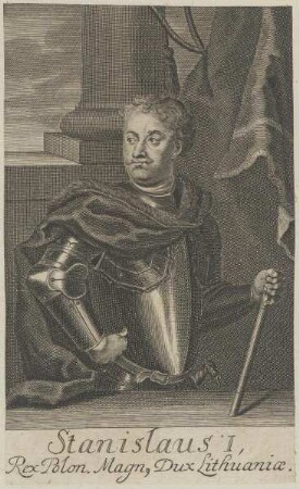 Bildnis des Stanislaus I., König von Polen