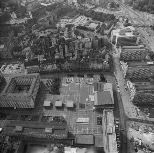 Sachsenplatz in Leipzig : Blickrichtung Westen