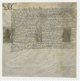 Bürgermeister und Ratsmannen verkaufen für 575 Mark, die ausbezahlt Bürgermeister Cord Langen, dem Lübecker Domkapitel eine rückkäufliche Rente von 28 Mark 12 Schilling zu Behuf des Testamentes des Domherrn Joh. Langen, Cords Bruders.