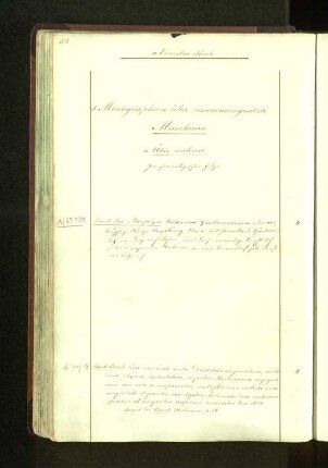 5. Monographien über zusammengesetzte Maschinen.
