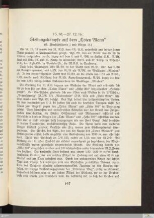 Stellungskämpfe auf dem "Toten Mann"