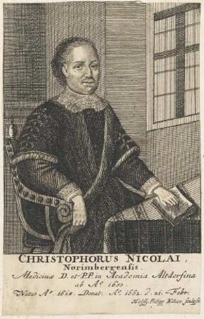 Bildnis des Christophorus Nicolai