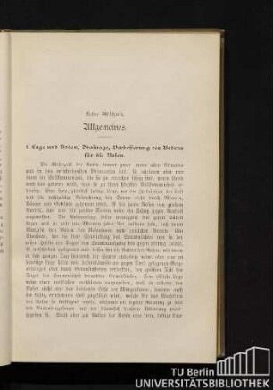1. Lage und Boden, Drainage, Verbesserung des Bodens für Rosen.