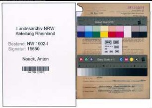 Entnazifizierung Anton Noack, geb. 10.03.1896 (Abt.Leiter)