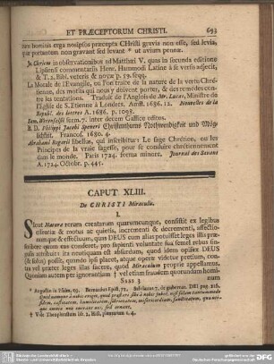 Caput XLIII. De Christi Miraculis