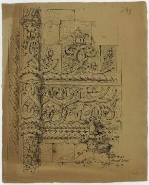 Sta. Maria zu Belem, Friesband von der Hauptfront (Südseite)