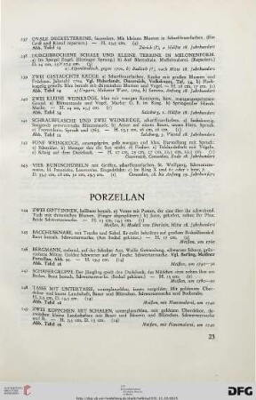 Porzellan (Nr. 244-272)