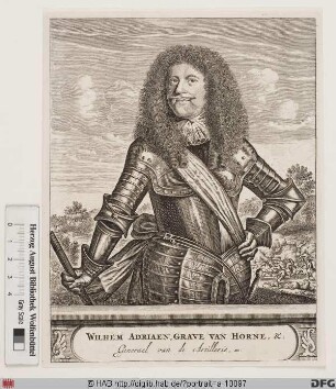 Bildnis Willem Adriaen graaf van Hoorn (Hornes)