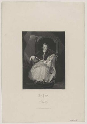 Bildnis des de Paus Pius VII.