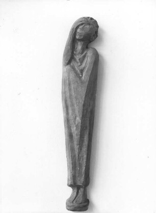 Fries der Lauschenden. Der Begnadete. Terrakotta; H. 87,5 cm (1926; E. Barlach)
