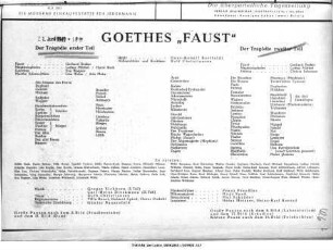 Goethes "Faust" Der Tragödie erster Teil