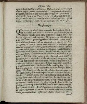 Probatio.