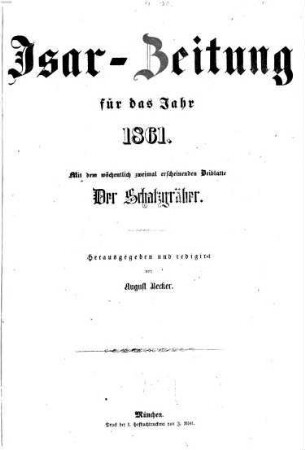 Isar-Zeitung. 1861