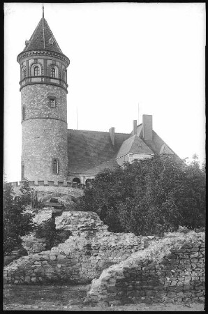 Brüx. Landeswarte auf dem Schlossberg ( Burg Hněvín)