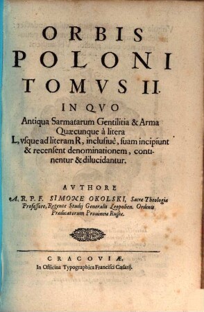 Orbis Polonus, 2